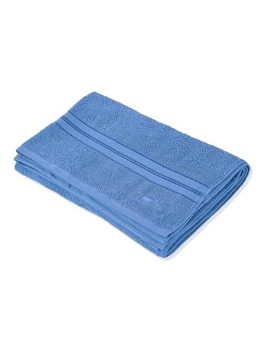 Image of Monte Carlo Essential 100% Cotton Bath Towel | 400 GSM Lightweight & Quick Dry | Soft Absorbent Large Towel 75x150 cm | Skin Friendly Daily Use Bathroom Towel for Men & Women (Jasper) | Boy Blue