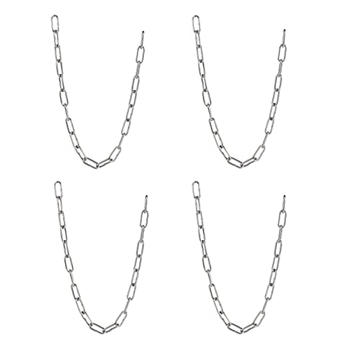 1/8" Chain 1.64 ft Length, Stainless Steel Chain Links for Hanging