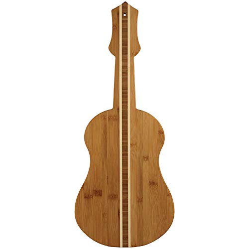 Tabla de Cortar y Servir de Bambú en Forma de Ukelele miniatura 4