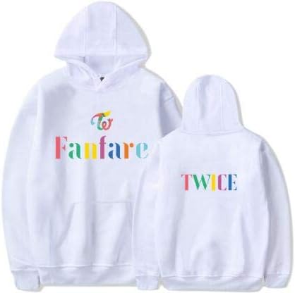 Amazon Luckyyumi 韓流グッズtwiceトレーナースウェット パーカー 長袖 トレイナー大集合韓国ファッション メンズ レディース Twice 応援グッズ Xxl ホワイト トレーナー パーカー 通販