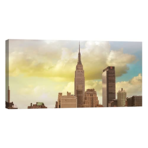 Toile Cities DCO011-3 luminescente dans le noir pour chambre