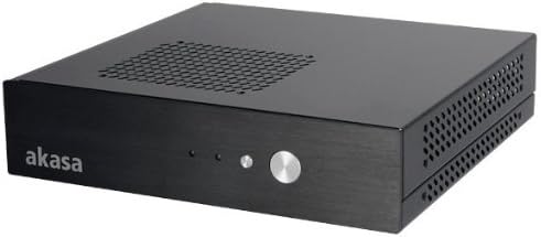 Akasa Cypher Ultra-Compact Thin Mini-ITX Case - VESA Mountable (AK-ITX04-BK)