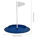 kowaku Golf Putting Cup for Practice with Flag Portable Silicone Skill Levels, Blue