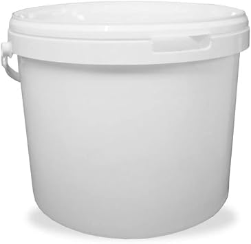 Lubrisolve White Round 10 litre Bucket and Lid
