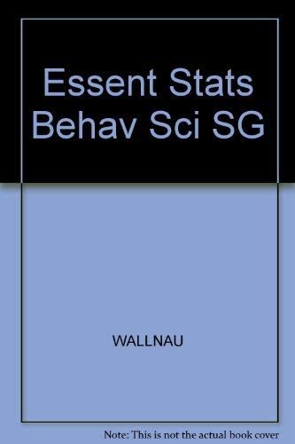 Essentials of Statistics for the Behavioral Sci... 0314049401 Book Cover
