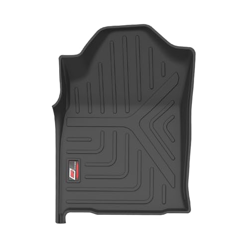 Image of GFX After-Market Premium Life Long Car Floor Mat (8 Seater) Compatible with Innova (2009-2015) Onwards Manual (Black)