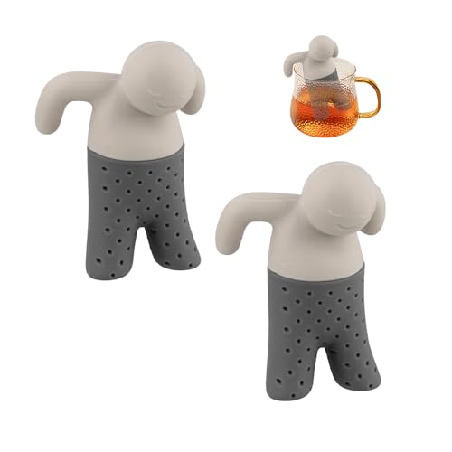 2 Pezzi Interessante Infusore Per Il Tè, Infusore Per Il Tè Creativo, Infusore Per Il Tè In Silicone, Infusore Per Il Tè Riutilizzabile, Filtro Per Il Tè