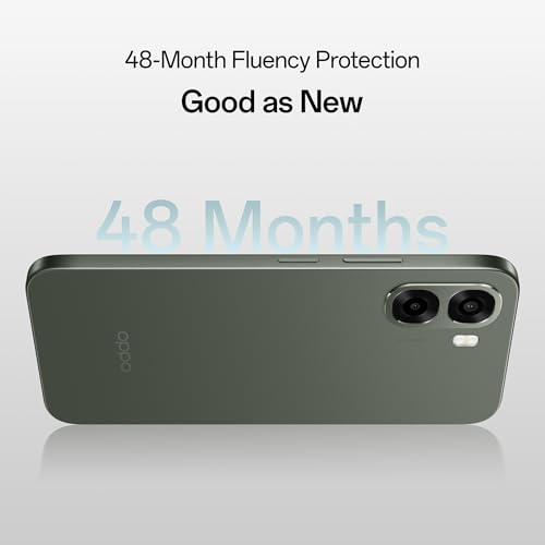 Image of Oppo A6X 5G (Olive Green, 4GB RAM, 128GB Storage) with No Cost EMI /Additional Exchange Offers