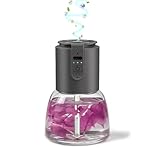 KIMWUVI Waterless Essential Oil Diffuser-Quiet,Cordless Rechargeable Nebulizer with 3 Mist Modes,120ml Refillable Bottle,Long Runtime-Portable for Bedroom,Bathroom,Office,Travel