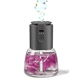 KIMWUVI Waterless Essential Oil Diffuser-Quiet,Cordless Rechargeable Nebulizer with 3 Mist Modes,120ml Refillable Bottle,Long Runtime-Portable for Bedroom,Bathroom,Office,Travel