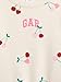 GAP Girls Relaxed Fashion Crew Cherry Print S