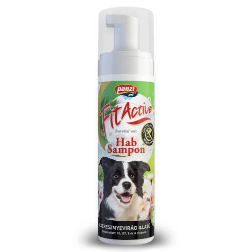 FitActive - Champú para perros - Champú seco - Espuma seca - Fragancia de flor de cerezo 200 ml