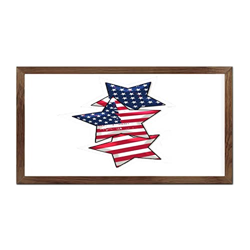 Panneau en bois peint pour le jour de l independance NABRAND idee cadeau vintage