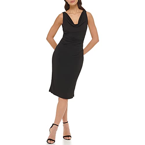Image of Kensie Women's Sleeveless Cowl Neck Midi Dress