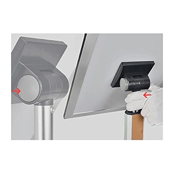 Tafelstandaard recht dubbelzijdige presentatie Poster Stand Verticale Vloerende Poster Rack Billboard Display Rack Stand-up Display Reclame Rack for Home Restaraunt Sign Holder Poster Stand