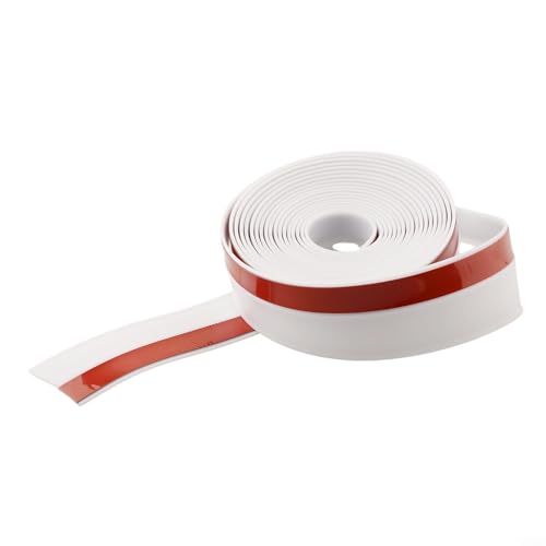 Tira de sellado eficaz de 5 m para puertas de garaje para bloquear la entrada de viento, agua y polvo (blanco 5 m)