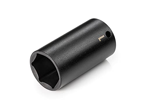 Image of TEKTON 3 /8 Inch Drive x 1 Inch Deep 6-Point Impact Socket | SID13025