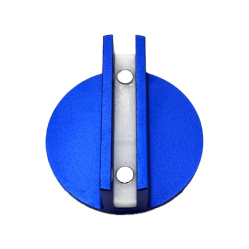 Image of Jack Pad Suitable for Universal Vehicles 0.4 inch Slotted Aluminum Groove Frame Guide Rail Adapter(Blue)
