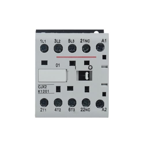 Mini contacteur AC Rail Din CJX2-K 220V 3P 1NO triphasé inverseur fiable