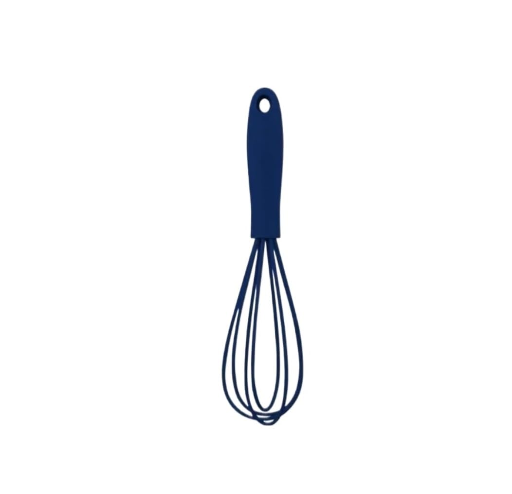Varillas de Batir para Cocinar Batidora Portátil De Silicona Compacta, Batidor De Huevos Manual, Espumador De Leche Manual, Batidora De Huevos De Silicona Pequeña For El Hogar Huevos, Espumar, Batir(B