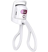 Heated Eyelash Curlers, 4 Heating Temperature Display Heated Lash Curler Rechargeable, Electric E...