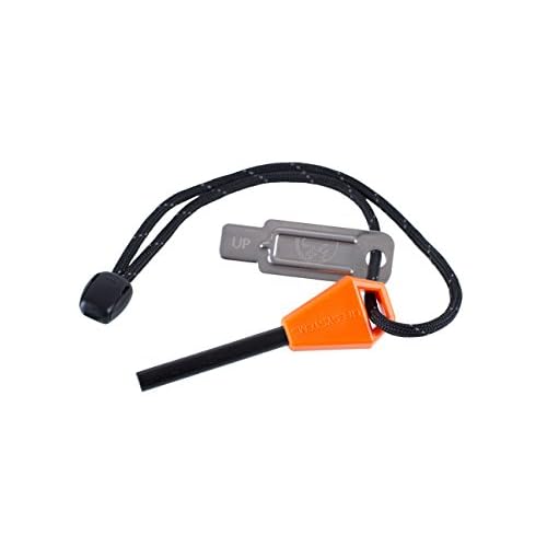 Lifesystems Ferro Rod Fire Starter, Easy Grip, Survival Fire Steel Ferrocerium Stick with Striker – Camping Emergency Lighter Flint and Steel