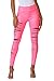 Cemi Ceri Women's J2 Love Faux Leather Ripped Legging