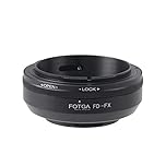 Fotga Lens Mount Adapter FD-FX for Canon FD FL Mount Lens to Fujifilm X Mount Camera Fuji X-A1 X-A2 X-A3 X-A10 X-M1 X-E1 X-E2 X-E2S X-T1 X-T2 X-T10 X-T20 X-Pro1 X-Pro2 X100F X100T X70 X30 XQ2