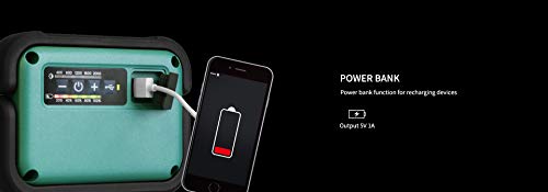 Als Advanced Lighting Systems Spx201R-A 2000 Lumen Rechargeable Led Aluminum Work Light With Integrated Power Bank #TOP6