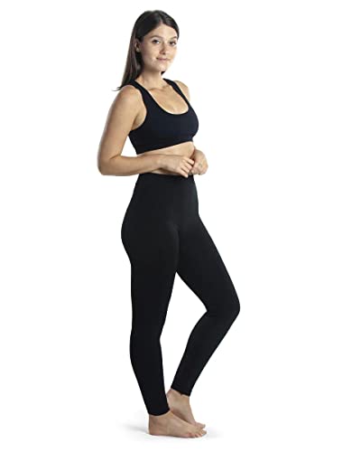 American Casual Women's 3 Pack Fleece Lined Leggings (Large/X-Large-Black ) #TOP2