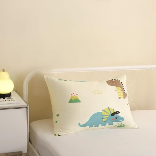 MUSOLEI Dinosaur Toddler Duvet Cot Bed Duvet Cover Set Cot Duvet and Pillow set Bedding Kids Boys Girls Toddler DuvetCover 120x150 and Pillow 40x60 - Image 5