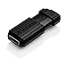 Verbatim 8GB PinStripe USB 2.0 Flash Drive Retractable Thumb Drive - Black
