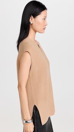 Vince Women's Ribbed V Neck Vest4