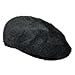Kangol Furgora 504 Fuzzy Flat Cap for Women and Men, XL, Black
