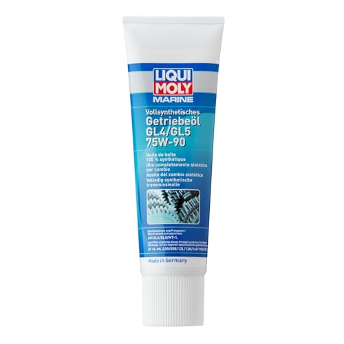 LIQUI MOLY Marine Huile de boîte 100% synthétique GL4/GL5 75W-90, 250 ml, Huile de vitesse de démarrage, SKU: 25036