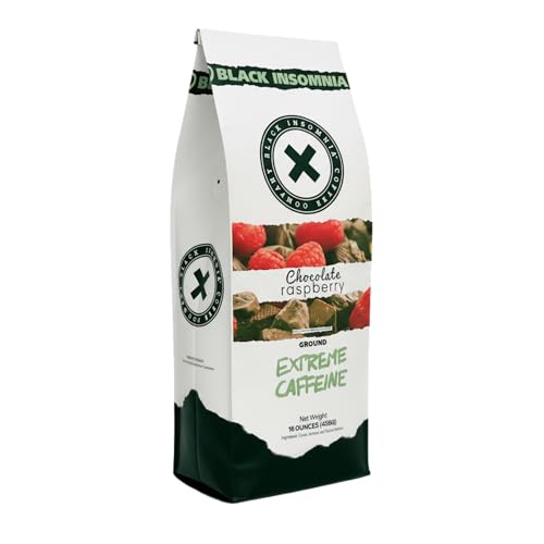 Black Insomnia Extreme Caffeine Coffee - World's Strongest Highly Caffeinated