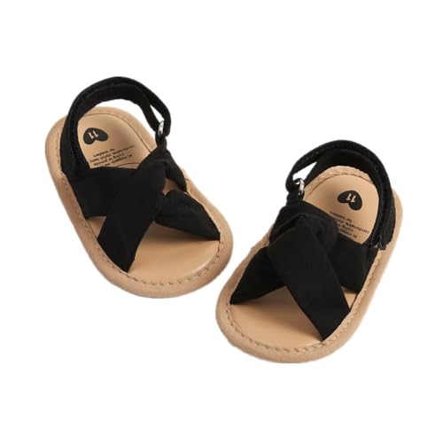 Ohwawadi Baby Boys Girls Sandals Soft Sole Summer Infant Wedding Dress Flat Shoes Beach Sandal Newborn Crib Shoes First Walkers