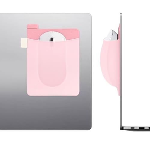 Soportes adhesivos para mouse con bolsillo elástico ampliado para laptop que no deja residuos