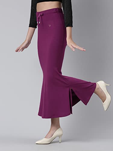 Image of TWIN BIRDS Saree Shapewear for Women | Super Soft Viscose Elastane Saree Petticoat Skirt | Stretchable & Comfortable SareeShaper