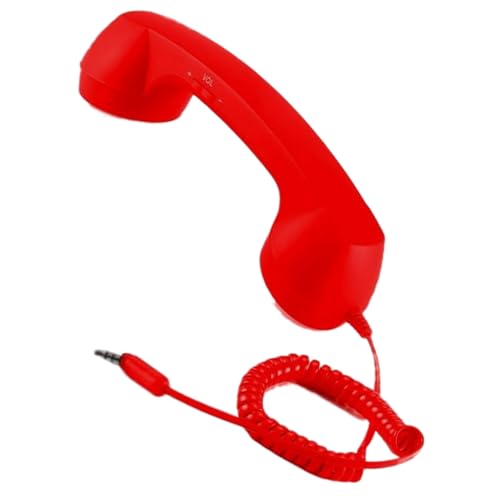 Combiné téléphonique rétro - Accessoire de bureau Jack 3,5 mm | combiné sans fil vintage | Récepteur téléphonique classique pour réunions,...