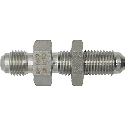 Image of RFS Stainless Steel JIC Tube Fitting, Bulkhead Union, 5 /8 inch Tube OD, 5 /8 inchJIC Male