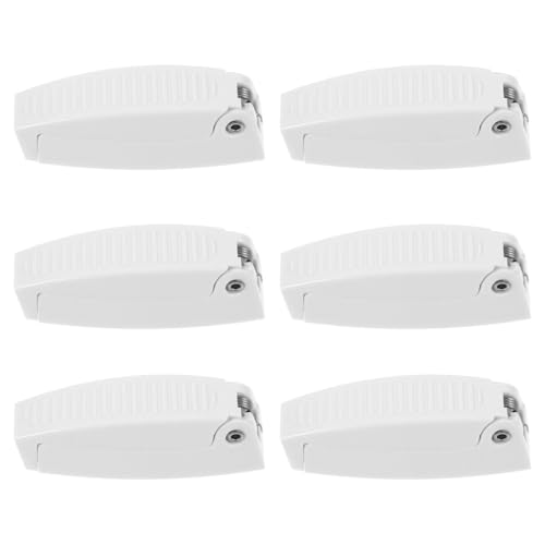 Clips para puerta de caravana SOLUSTRE, accesorios de plástico blanco indispensables para camping