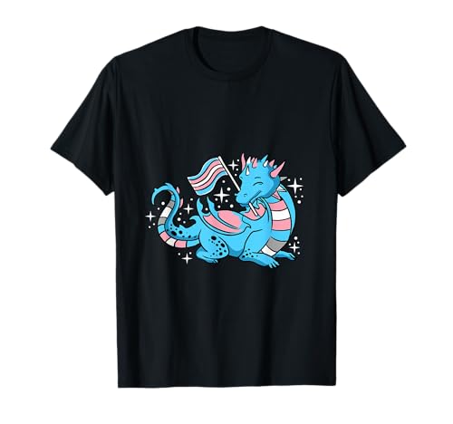 Trans Pride Drache Transgender T-Shirt