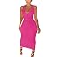 Fuchsia Tank Skirt Set