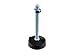 JW Winco 20N6WP2 NY-LEV Series WN 9000 Steel Stud Type Leveling Mount with Lag Bolt Holes, Glass Filled Nylon Plastic Plain Base, Metric Size, M20 x 2.5 Thread Size, 150mm Stud Length, 2270kg Maximum Load