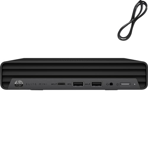 Image of HP Elite Mini 600 G9 MFF Business Desktop Computer, 12th Intel 12-Cores i7-12700T up to 4.7GHz, 16GB DDR5 RAM, 512GB PCIe SSD, WiFi 6, Bluetooth, Type-C, Keyboard and Mouse, Windows 11 Pro, AZ-XUT