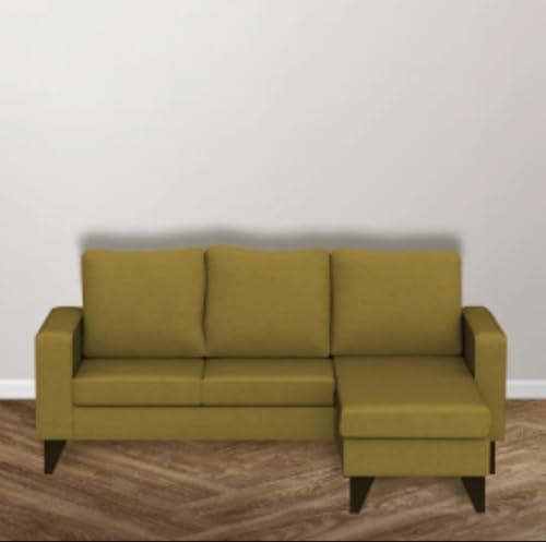 Image of The MM Furniture store Premium Fabric Sofa - Camel (4 Seater - RHS)