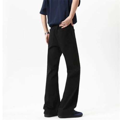 Men's American Style Bootcut Jeans Wear Vintage Gradient Color Denim Trousers3