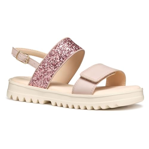 Geox - J SANDAL CORALIE GIR, Sandalia Niñas, Lt Rose,