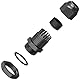 hb-digital 10х Kabelverschraubung M20 für 6-12mm Kabeldurchmesser IP68 Staub- & wasserdicht mit Gummidichtung Gegenmutter Klemmlamellen Stopfbuchse Isolation Kabeleinführung - Schwarz